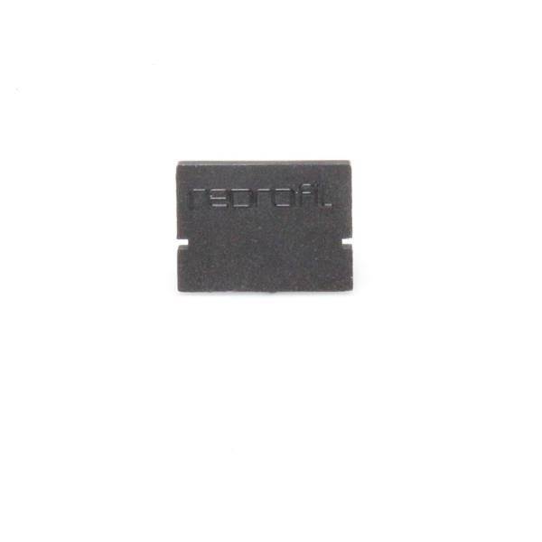 Svart, rektangulärt elektroniskt komponenent med påskriften 'reprofil'.