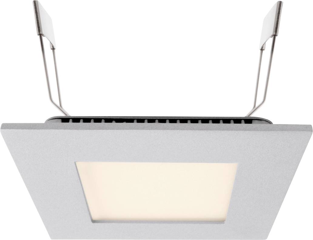 Deko Light 565153 LED Panel Square 8 LED-inbyggnadsbelysning EEK: G (A - G) LED LED fast installerad 7 W Pärlljusgrå (RAL 9022)
