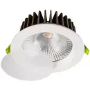 Deko Light 565181 COB 130 LED-inbyggnadsbelysning EEK: G (A - G) COB LED LED fast installerad 18.50 W Alarmvitt (RAL 901