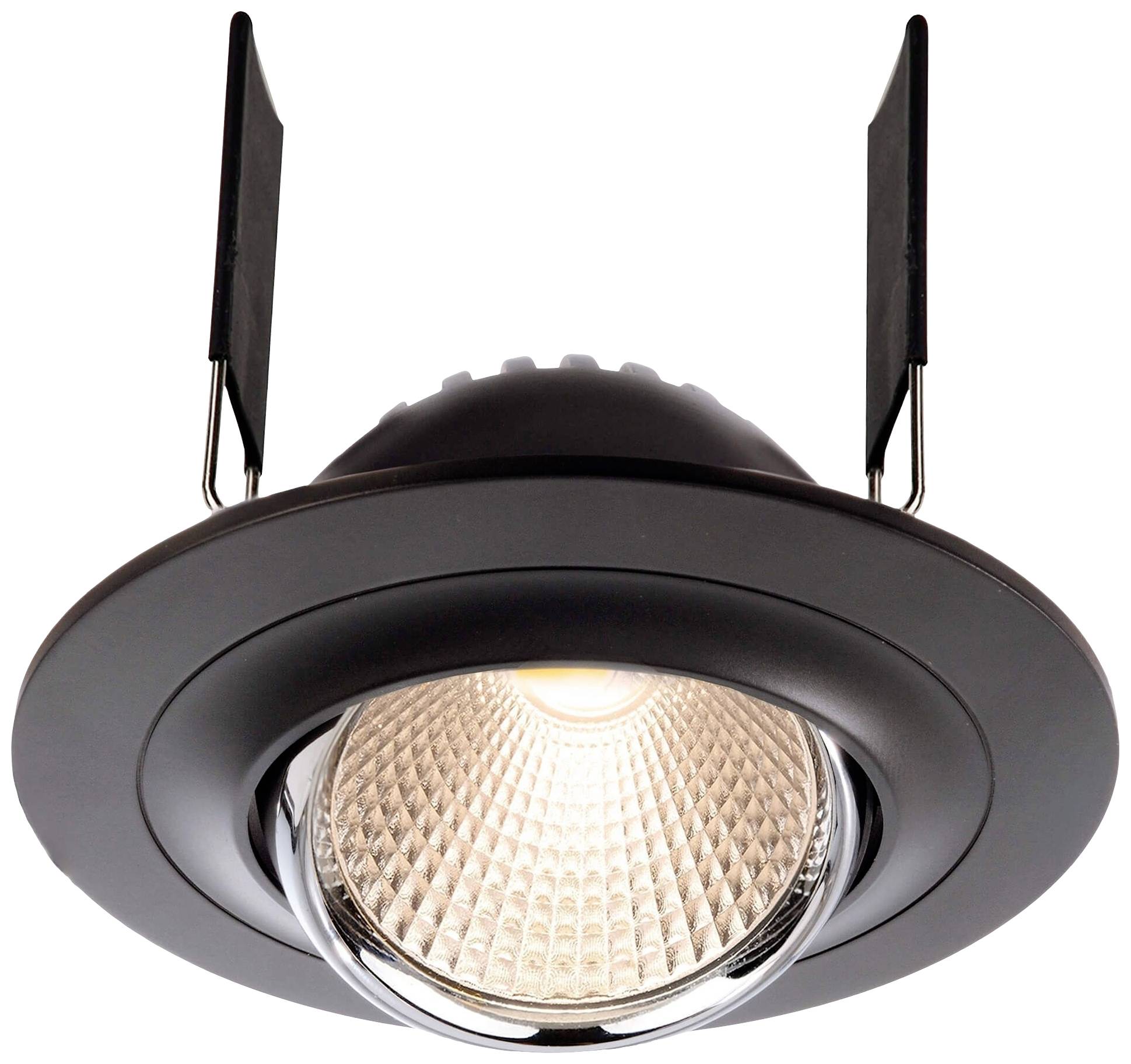Deko Light 565201 Saturn LED-inbyggnadsbelysning EEK: G (A - G) LED LED fast installerad 7 W Svart