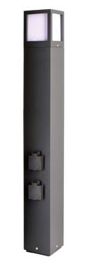 Deko Light 733065 Facado Socket Utomhusmarkbelysning    E27 20 W Mörkgrå
