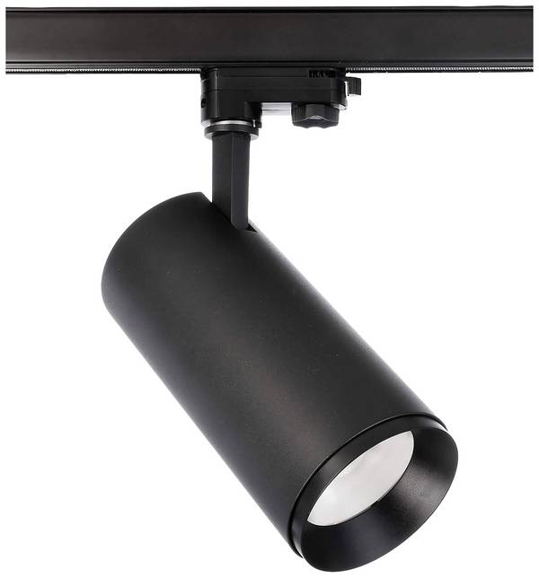 Deko Light Lucea 30 707123 Högvolt-skensystem 3-fasig LED fast installerad 30 W LED EEK: F (A - G) Jetsvart (RAL 9005)