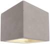 Deko Light Cube Cube Lampa för väggmontering G9 25 W Grå