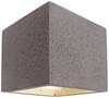 Deko Light Cube Cube Lampa för väggmontering G9 25 W Halogen Mörkgrå