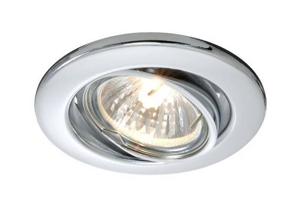 Deko Light Einbauring 89 GU5.3 686869 Takmonteringsring LED, Halogen GU5.3, MR 16  50 W Silver