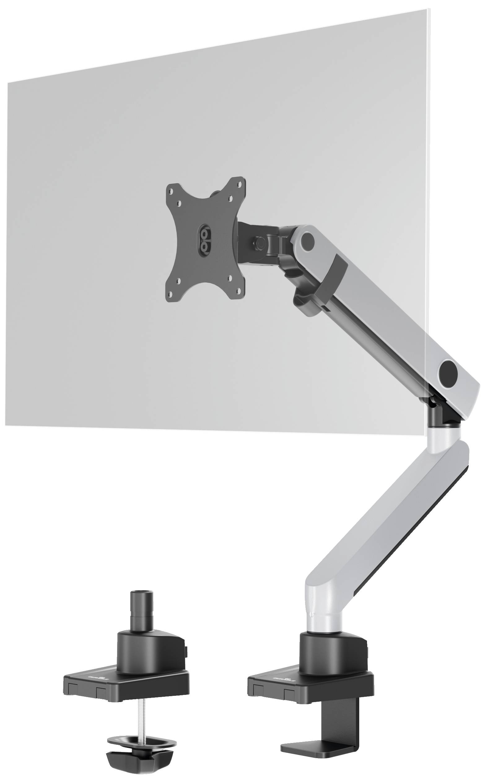 Durable SELECT PLUS Monitor bordsfäste 1 Skärm(ar) 81,3 cm (32") Silver Vridbar, Justerbar i höjd, Tiltbar, Svängbar-0