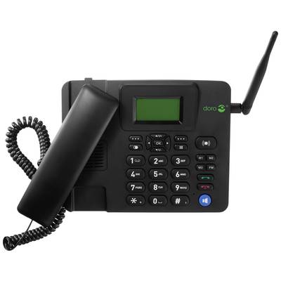 Mobiltelefon för stationära datorer doro 4100H Svart
