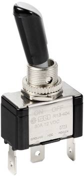 TRU COMPONENTS  TC-11193832    Vippströmställare  12 V/DC  30 A  1x Av/På    låsande  1 st