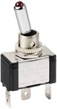 TRU COMPONENTS  TC-11193840    Vippströmställare  12 V/DC  20 A  1x Av/På    låsande  1 st
