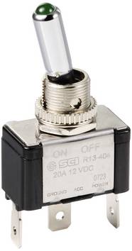 TRU COMPONENTS  TC-11193844    Vippströmställare  12 V/DC  20 A  1x Av/På    låsande  1 st