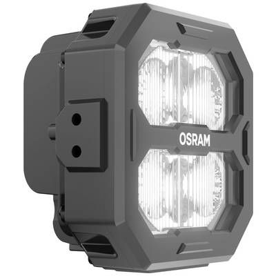 OSRAM LED-strålkastare med fyra lysande linser i ett robust, kvadratiskt hölje. Lämplig för kraftig belysning.