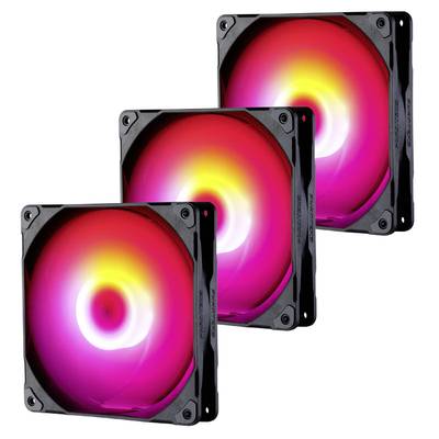 Phanteks M25 PWM D-RGB Fan 140 mm Chassi-fläkt Svart (B x H x D) 140 x 140 x 25 mm
