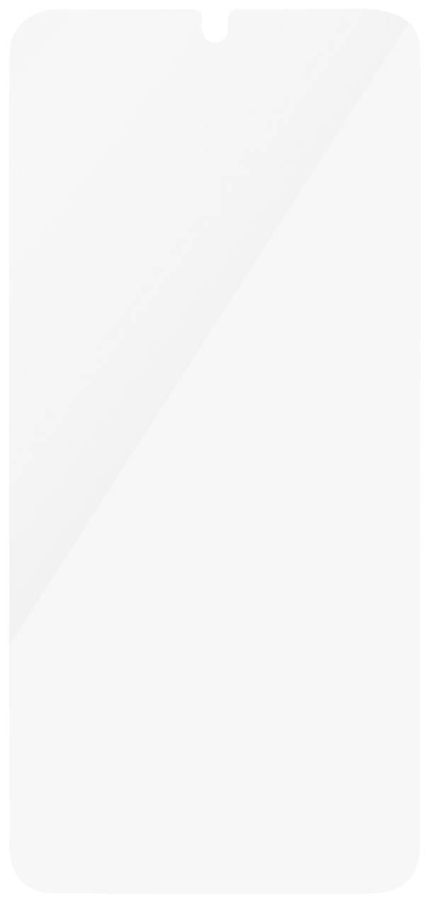 En rektangulär, vit smartphoneskärm utan synligt innehåll.