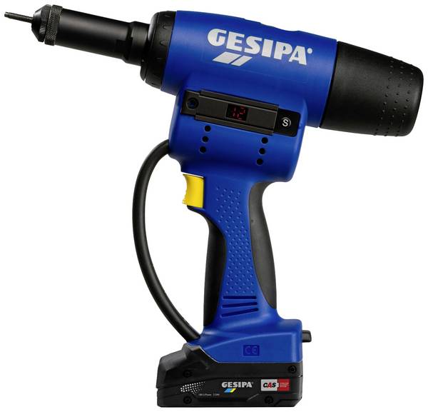 Gesipa FireBird Pro CAS 1679670 Batteridriven nitmutterpistol  18 V 2 Ah Li-Ion inkl. 1x batteri, inkl. laddare