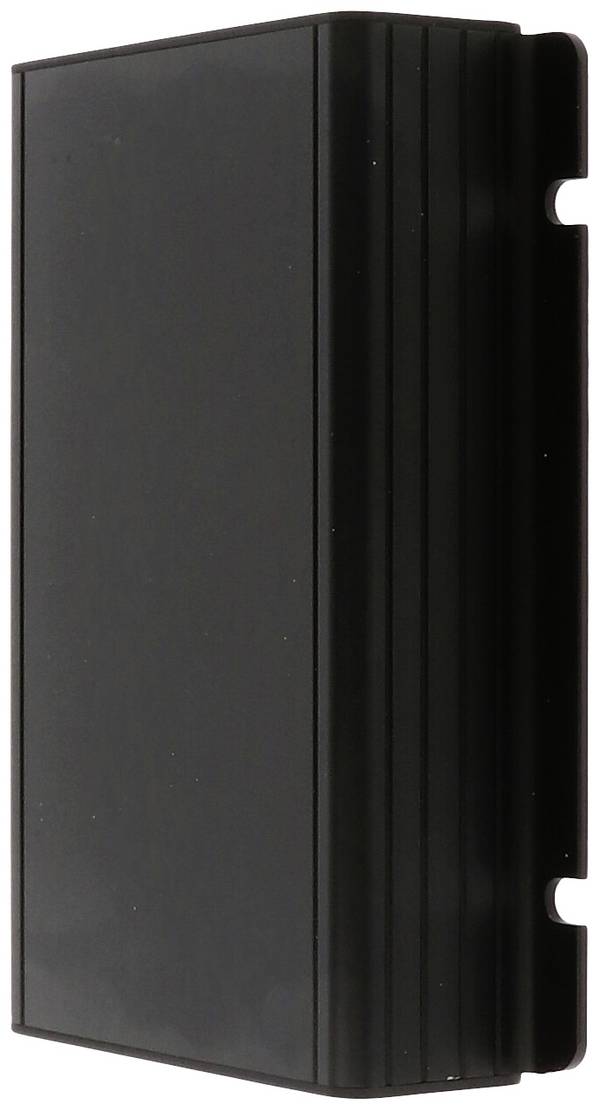 Hammond Electronics 1455JF1201BK Universalhölje 120 x 78 x 27 Aluminium Svart 1 st