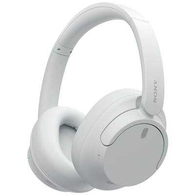 Sony WH-CH720N Over Ear-hörlurar Bluetooth Stereo Vit Brusreducering för mikrofon, Brusreducering Headset, Ljudanpassnin