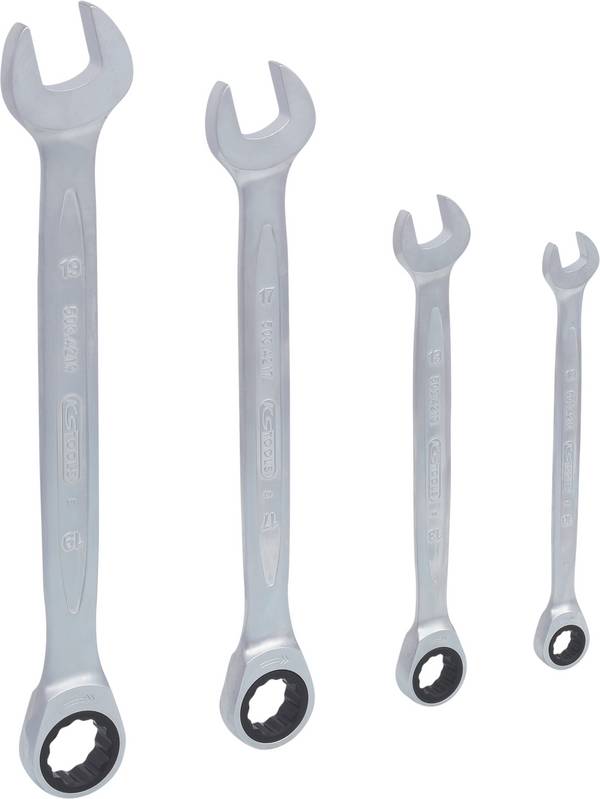 KS Tools 503.4204 5034204 Ring-spärrnyckel-set  Nyckelvidd (Metrisk) (för titel) 10 - 19 mm