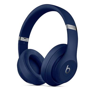 Beats Studio3 Over Ear hörlurar Bluetooth, Sladd Stereo Blå Brusreducering Hopfällbara, Volymkontroll