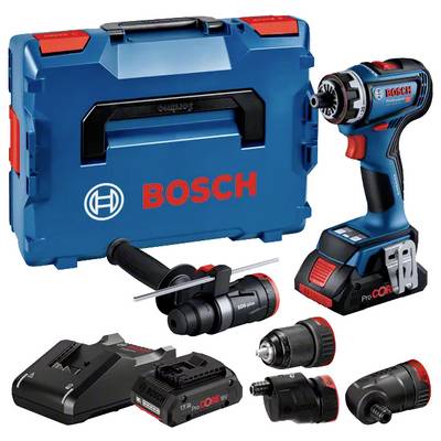 Bosch Professional GSR 18V-90 FC 06019K6200 Borrskruvdragare batteri 18 V Li-Ion inkl. 2x batterier, inkl. laddare, inkl