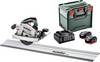 Metabo Set KS 18 LTX 66 BL Batteri-handcirkelsåg sats 165 mm inkl. 2x batterier, inkl. laddare, inkl. styrskena, inkl. väska 18 V