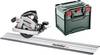 Metabo Set KS 18 LTX 66 BL Batteri-handcirkelsåg sats 165 mm inkl. väska, inkl. styrskena, exkl. batteri/laddare, Utan laddare 18 V