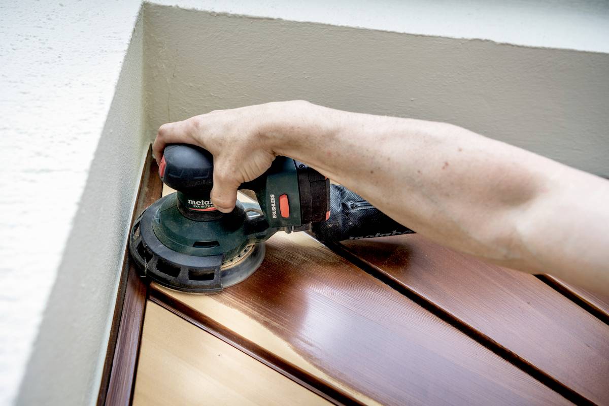 Metabo 600411840 Excenterslip Batteridriven borstfri, inkl. väska, exkl. batteri/laddare, Utan laddare 18 V Ø 150 mm-1