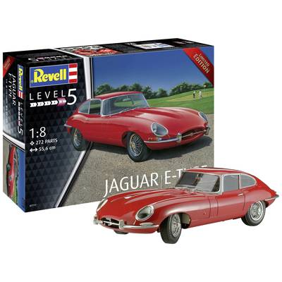Revell 07717 Jaguar E-Type Bilmodell byggsats 1:8