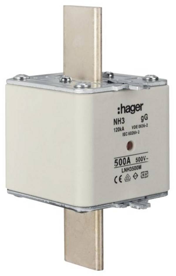 Hager LNH3500M NH säkring 500 A 3 st