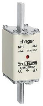 Hager LNH1224M6A NH säkring     224 A   3 st