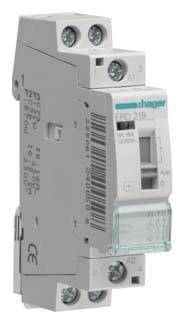 Enpolig Hager-ledningsskyddsbrytare med 6 kA switchkapacitet, modell E30, för elektriskt skydd i installationer.