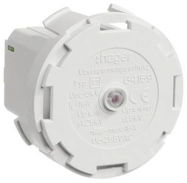 Hager G4159 Tehalit Överspänningsskyddsmodul    Piece 1 st