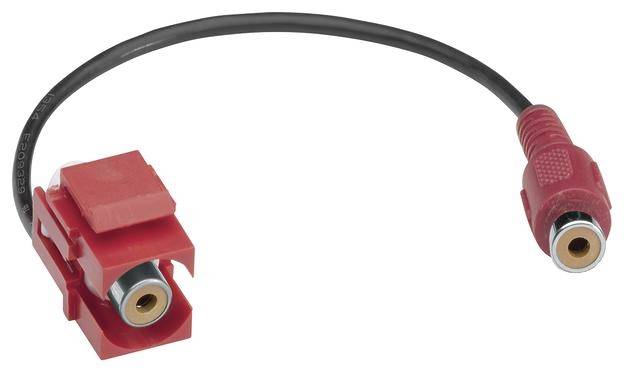 Hager Tehalit Cinch-modul, infälld Keystone 1 st
