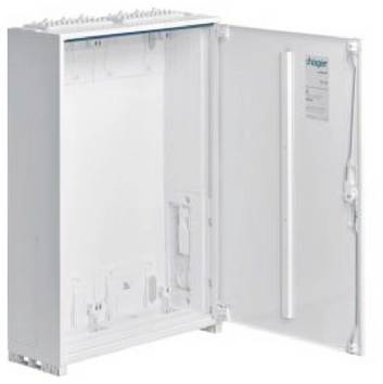 Hager  ZB12S  ZB12S  Panel för mätarmontage  Utanpåliggande  Moduler totalt = 120    Innehåll 1 st