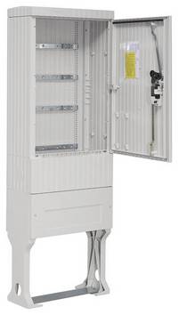 Hager ZAK175A Hager ZAK175A kabelfördelarpelare ZAS serie 175 m.SAS-system 4xE-Cu Kabelfördelarpelare   Grå (RAL 7035)        1 st