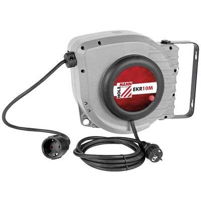 Holzmann Maschinen EKR10M_230V Kabelvinda 10 m Svart