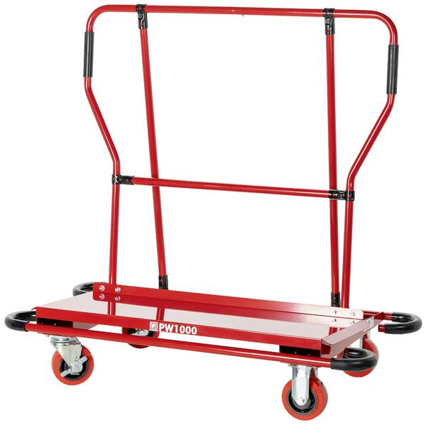 Holzmann Maschinen  PW1000  Flyttvagn bromsar PU  Last (max.): 1000 kg