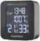 Digital CO2-monitor med visning av tid (13:48), CO2-koncentration (1007 ppm), temperatur (21°C) och luftfuktighet (33%).