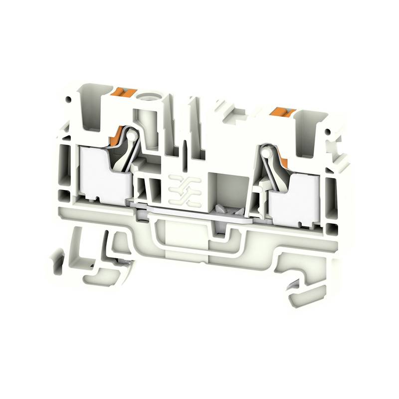 Weidmüller 2734150000 Skyddsledare terminal Push-In-klämma, Stiftanslutning Beläggning: Terre Vit 50 st Piece