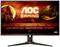 En AOC Gaming-skärm med 27 tum, VA-panel, QHD 2560x1440 upplösning, 155 Hz uppdateringsfrekvens, 1 ms reaktionstid, Adaptive Sync och G-Menu.