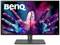 Skärm med häftiga färger: Två händer med färgglad, fluorescerande färg. I överkanten finns logotypen 'BenQ'.