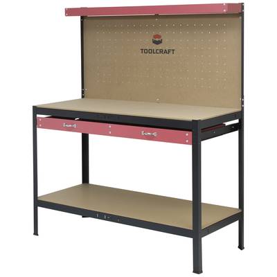 TOOLCRAFT TO-8596605 Arbetsbänk (B x H x D) 600 x 1550 x 1200 mm
