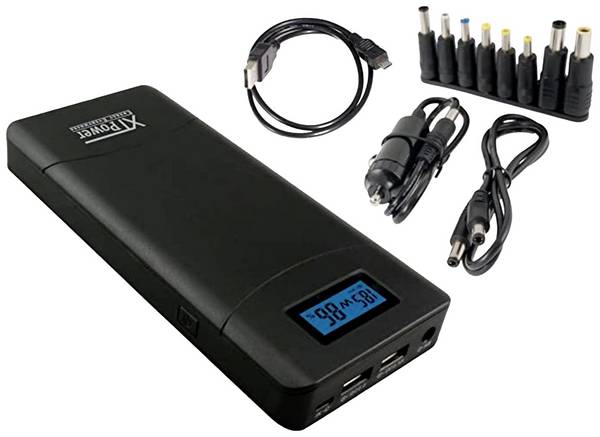 XTPower XT-20000 QC3 Powerbank 20100 mAh Li-Ion USB, DC-uttag 3,5 mm Svart Statusindikering