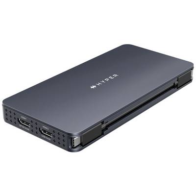 HYPER USB-C®-dockningsstation HyperDrive Silicon Motion Docking Passar till följande märken: univerzálny USB-C® Power De