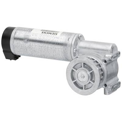 En silverfärgad elmotor med inskriften 'Siemens'. Huvudkomponenter: cylindrisk motor, synligt fläkthjul. Användningsområde: maskindrift.