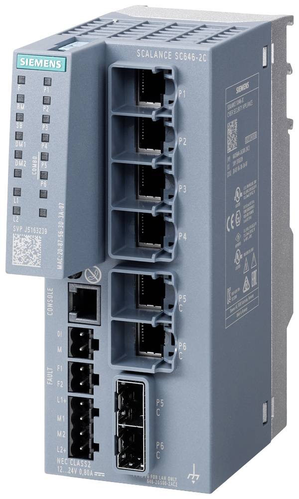 Siemens 6GK5646-2GS00-2AC2 Säkerhetselement 10 / 100 / 1000 MBit/s-0