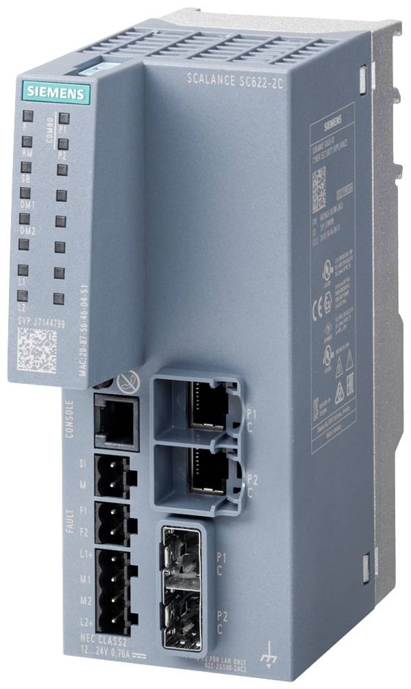 Siemens 6GK5622-2GS00-2AC2 Säkerhetselement  10 / 100 / 1000 MBit/s