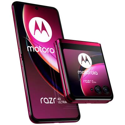 Motorola razr40 ultra 4G Smartphone 256 GB 17.5 cm (6.9 tum) Magenta Android™ 13 Hybridslot