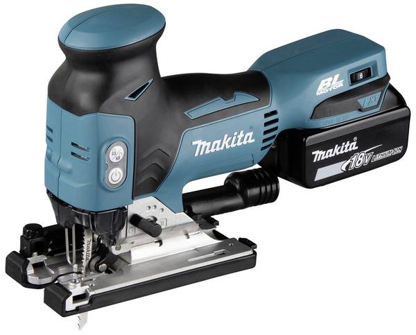Makita DJV181RTJ  Sticksåg Batteridriven DJV181RTJ inkl. 1x batteri, inkl. laddare, inkl. väska  18 V 5.0 Ah Antal batterier som ingår 1