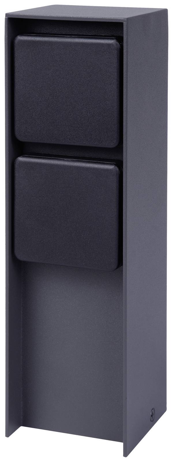 BOLD 11022 Trädgårdsstickkontakt 2x  Antracit utan kabel