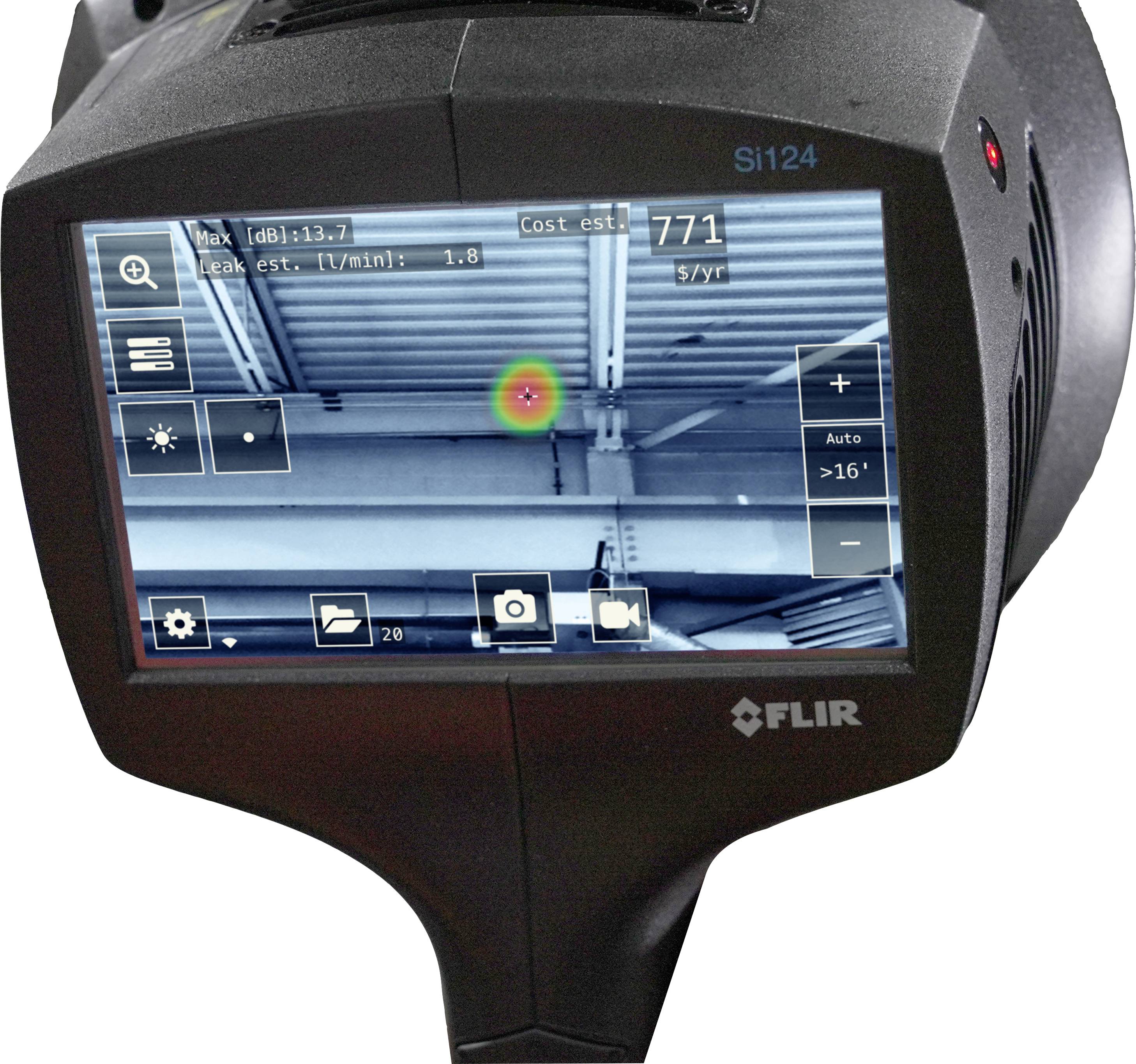 FLIR Ljudkamera Färgdisplay SI124-LD Plus kHz 65 kHz Conrad